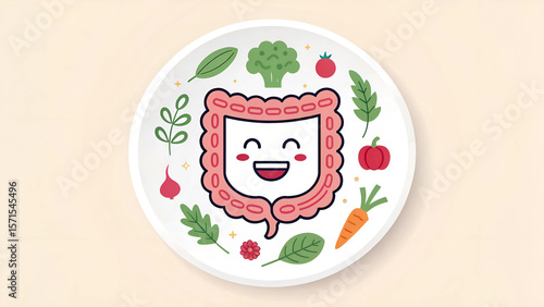 Happy Gut Nourishing Your Digestive System with a Vibrant, Plant-Based Diet for Optimal Health and Wellbeing