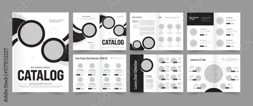 Creative Catalog Layout Design, Multipurpose  Product Catalogue, Furniture Catalog Template.