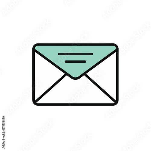 A stylized envelope, a symbol of communication and connection, rendered in a clean, modern design.