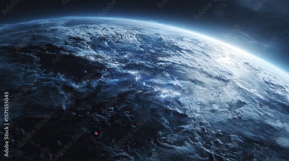 Fototapeta premium earth and moon