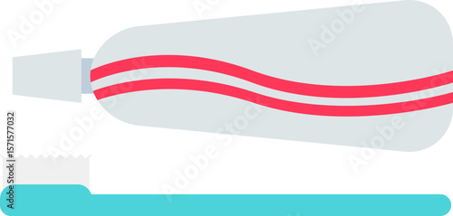 Toothbrush and toothpaste