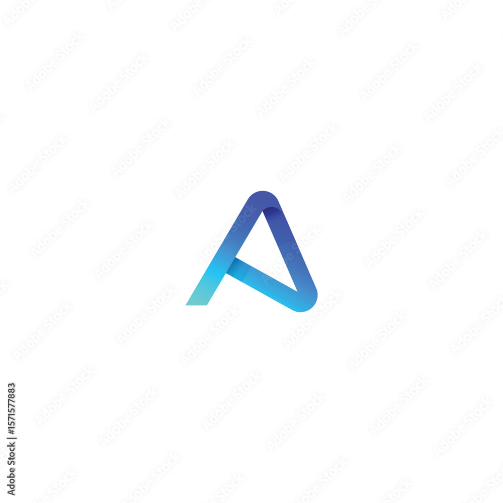 A letter clothing brand logo A letter clothing brand logo
