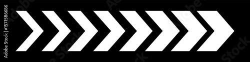 colourful arrow. dynamic moving arrow representing speed, acceleration, fast. transparent png and vector illustration.