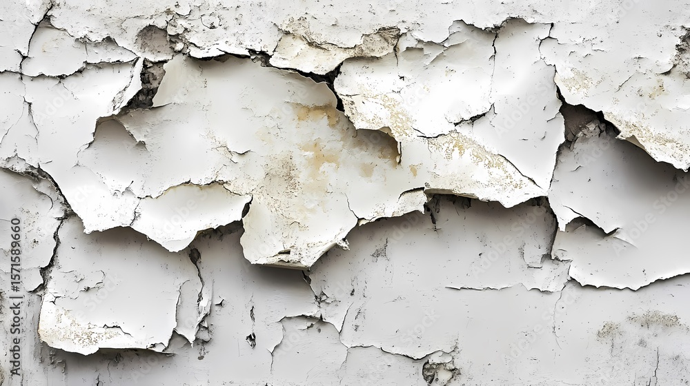 Obraz premium Peeling Paint Texture Grunge Wall Background for Design Projects 