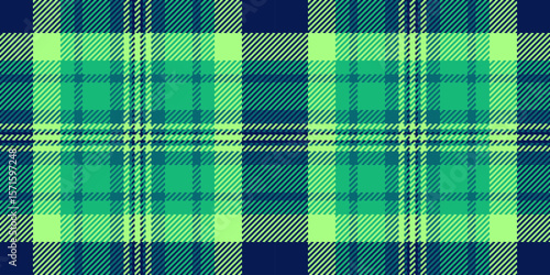 Vibrant green and teal plaid pattern.  Perfect for textile design, fashion, or website backgrounds.