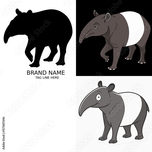 tapir vector set 