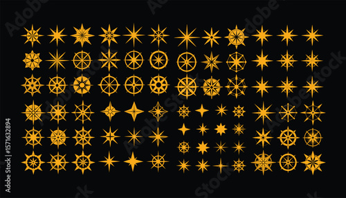 golden compass rose collection.