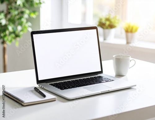 Wallpaper Mural laptop on table Torontodigital.ca