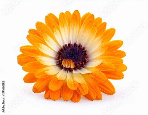 Wallpaper Mural orange flower Torontodigital.ca