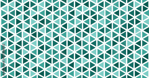 Green mosaic seamless pattern. Modern geometric background with nautical or aquatic feel for swimwear, bathroom decor, or branding for coastal businesses