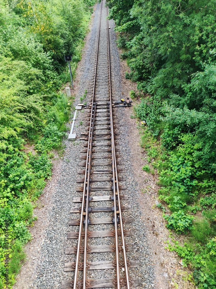 Fototapeta premium Eisenbahnschienen