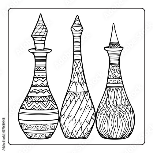 hand drawn halloween coloring pages