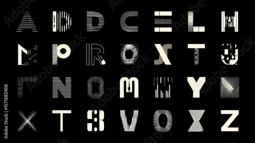 Buoyant creative modern urban alphabet font. Digital abstract moslem, futuristic, fashion, sport, minimal technology typography. Simple numeric vector illustration