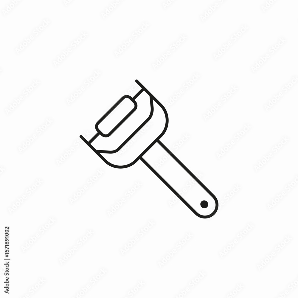 vegetable peeler blade icon sign vector vegetable peeler blade icon sign vector