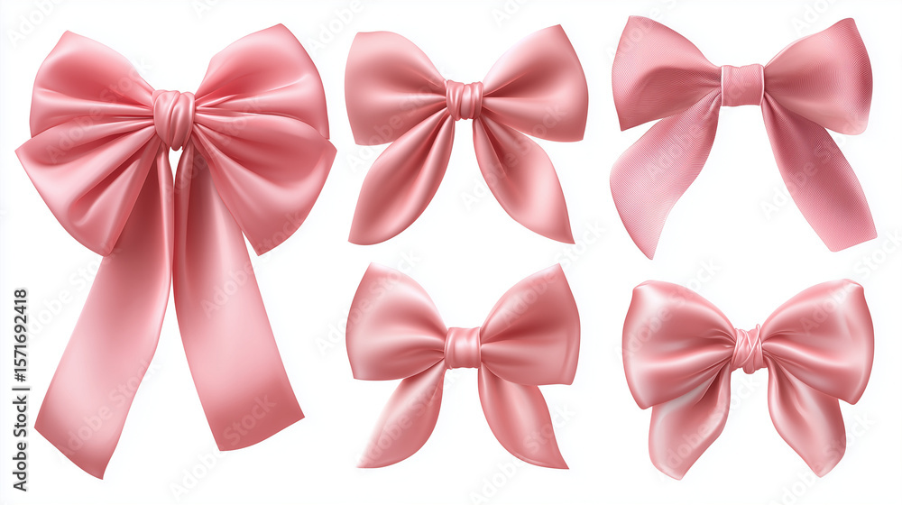 These elegant pink bows come as a vector collection, ideal for gift wrapping, invitations, or seasonal decorations.
These elegant pink bows come as a vector collection, ideal for gift wrapping, invitations, or seasonal decorations.
