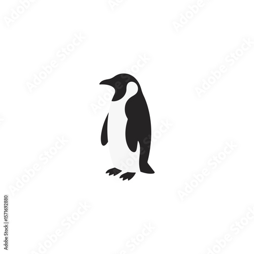 Penguin  silhouette icon