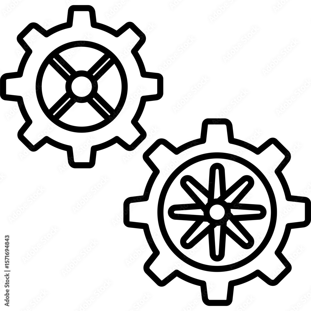 Obraz premium Gear Icon