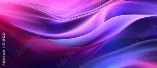 Abstract purple and pink flowing silk texture with soft light