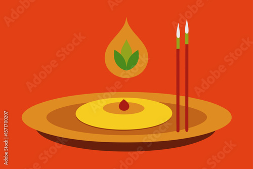 burning candles in a row