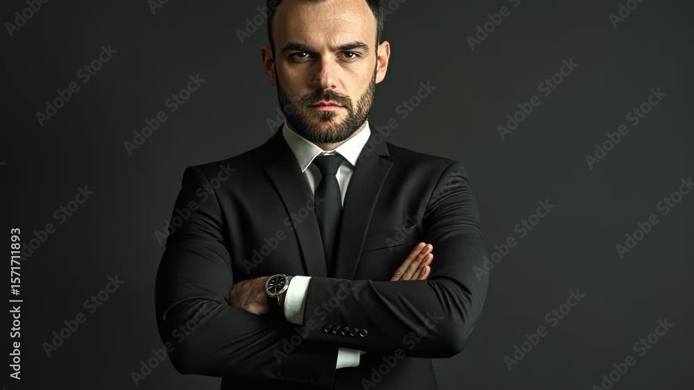 Businessman Posing for Camera Businessman Posing for Camera