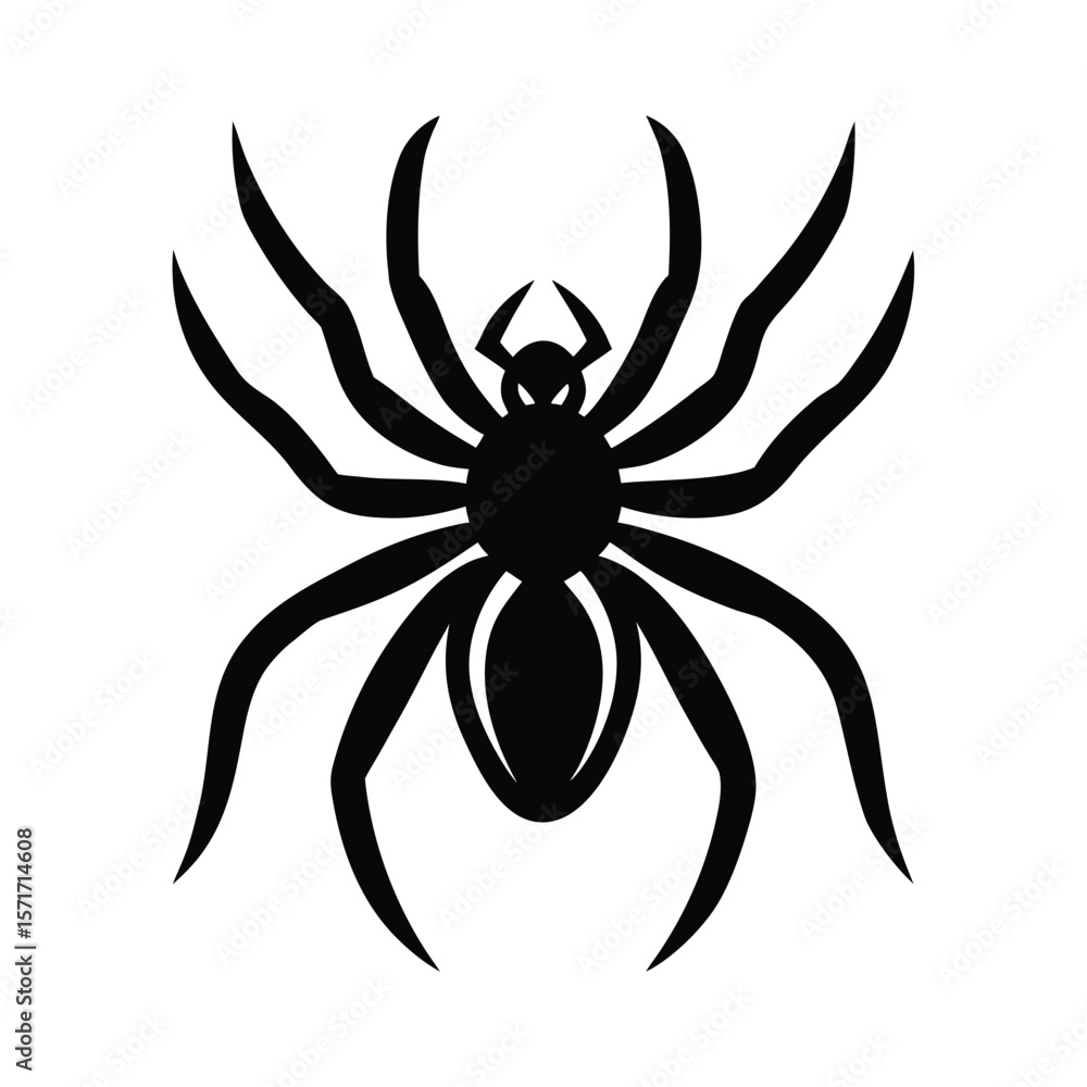 Spider vector silhouette art illustration Spider vector silhouette art illustration