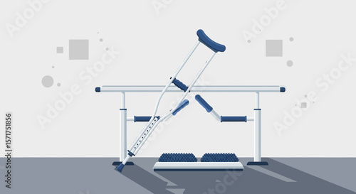 Rehabilitation Center Offering Modern Physical Therapy Tools And Medical Equipments