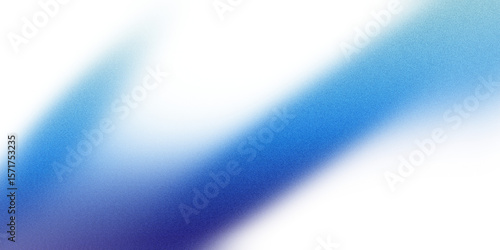 sky blue, dodger blue and navy illuminated spots on transparent background, grainy color gradient background, noise texture effect, copy space