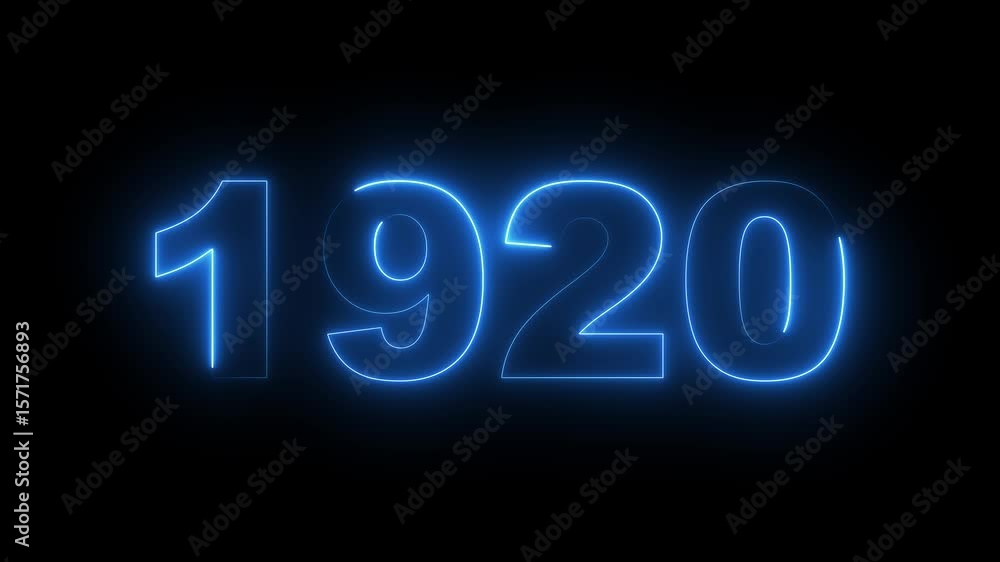 1920 neon line text. Abstract 1920 neon text animation, Glowing neon number text background. video animation . important year, important date 1920. Educational mathematics 1920 animation. 1920 neon line text. Abstract 1920 neon text animation, Glowing neon number text background. video animation . important year, important date 1920. Educational mathematics 1920 animation.