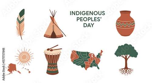 Celebrate indigenous peoples day with native american heritage culture