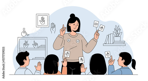 Communicating Through Sign Language In An Inclusive Classroom Environment