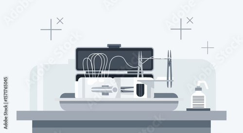 Dental Appliance Creation Using Orthodontic Equipment And Precise Tools In Professional Clinic