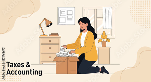 Preparing Taxes And Organizing Financial Records At Home For Effective Budgeting