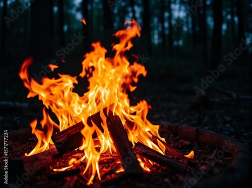 campfire background