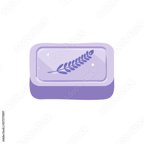 Lavender Soap Icon Isolated on a Transparent Background