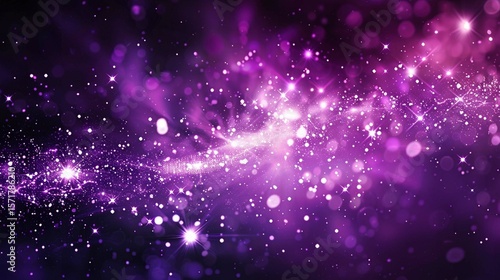 Wallpaper Mural A royal purple square with twinkling white star Torontodigital.ca