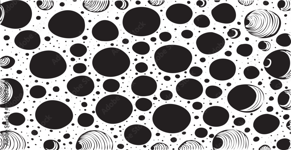 Fototapeta premium Circular texture. Distressed uneven grunge background. Abstract vector illustration. Overlay to create interesting effect and depth. Isolated on white background.EPS10.