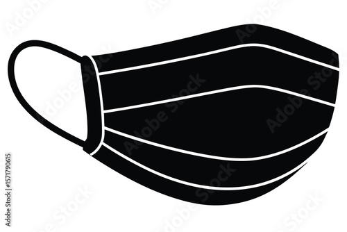 surgical mask vector icon