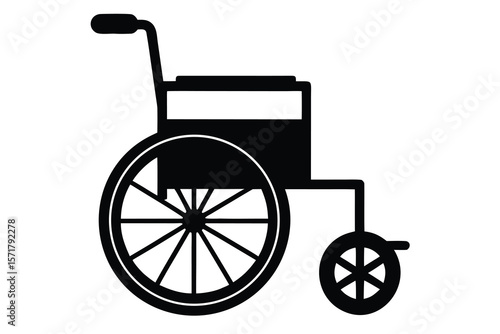 wheelchair vector icon