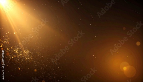 暗めのブラウン背景に温かみのあるセピア色のライトリークと黄金色の埃や傷のテクスチャが重なり、古写真のようなアンティークな雰囲気を醸し出すレトロフィルムオーバーレイ

