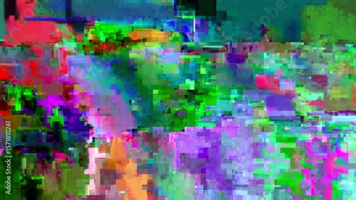 broken screen warp effect pixel melt warp