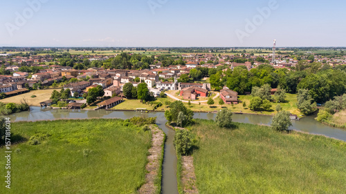 vista panoramica ostello rivalta sul mincio mantova