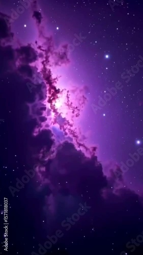 night sky with clouds