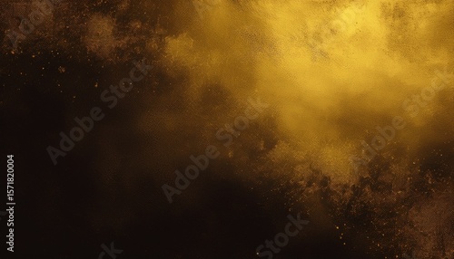 abstract gold black gradient background with rough texture glowing light grunge wallpaper artistic modern design product backdrop website banner fire sparks effect