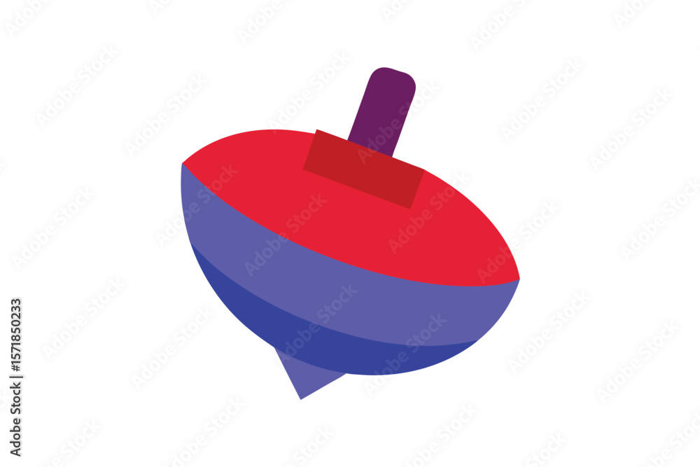 Fototapeta premium Simplified Spinning Dreidel Blur Effect