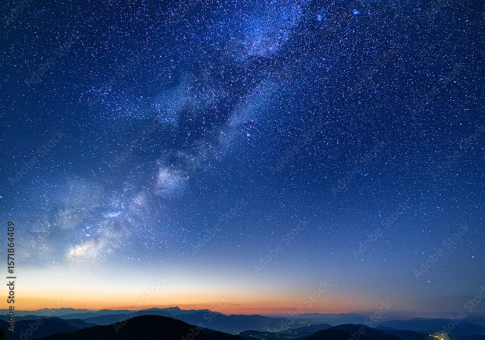 Obraz premium Starry Night Sky