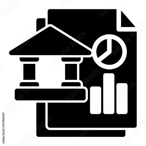 Financial Compliance Icon from Accounting Icon Collection (Solid Style)