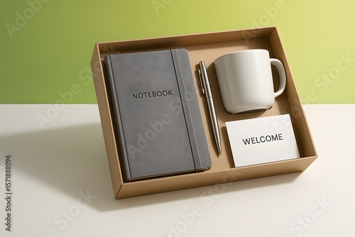 Corporate Welcome Box with Professional Design for Business and Employee Onboarding