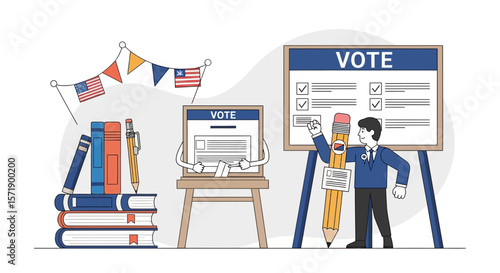 Promoting Civic Duty Engaging with Elections Through Educational Resources and Participation