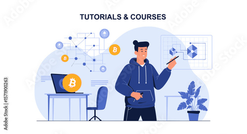 Online Cryptocurrency Education Program Presentation About Financial Technology