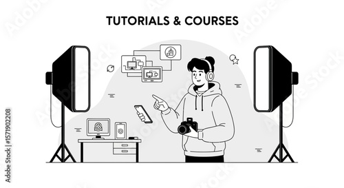 Online Learning Photography And Videography Tutorials For Content Creators Studio Setup